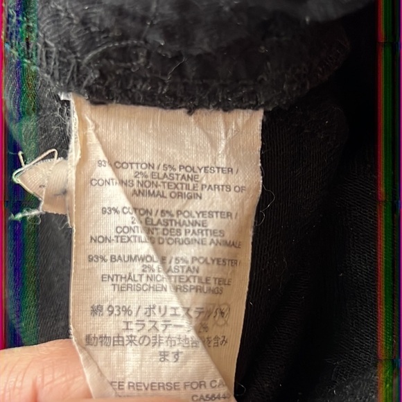 J Crew lookout high rise skinny black busted knee jeans, size 24 - Picture 10 of 11